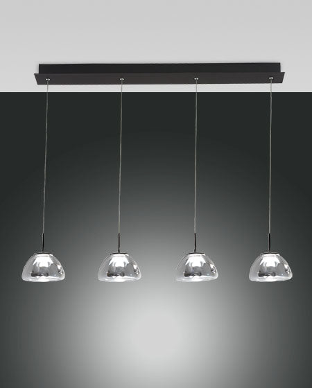 Fabas - Lucille lampadario a 4 sospensione