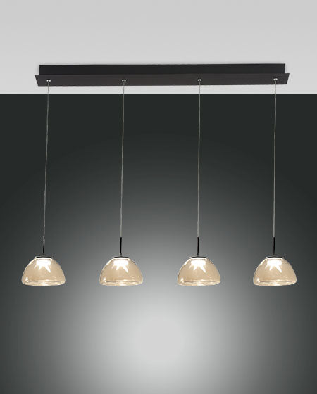 Fabas - Lucille lampadario a 4 sospensione