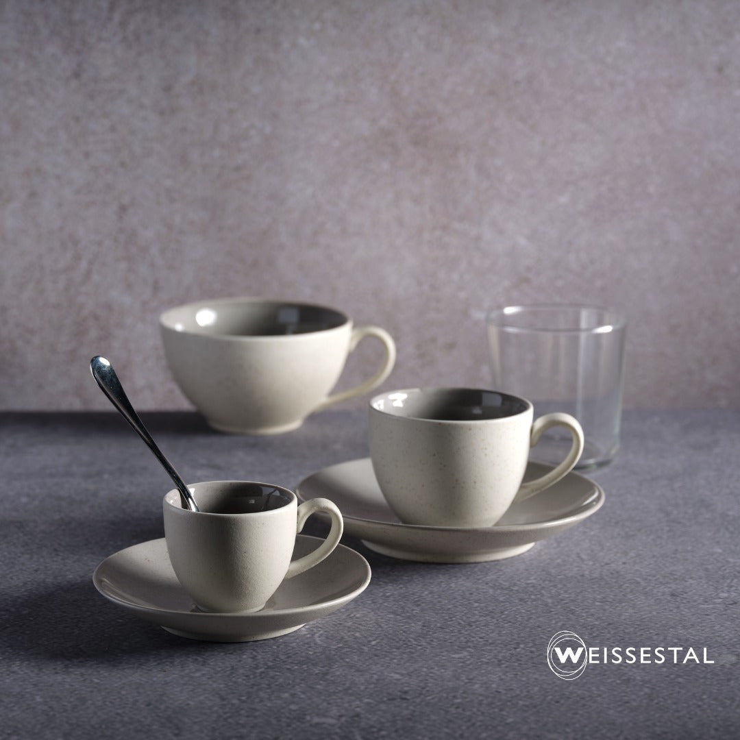 Weissestal - Natural Grey 6 tazze da caffè