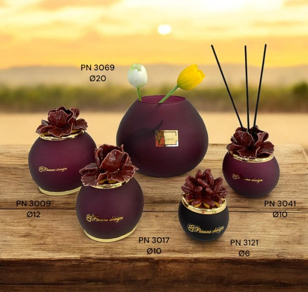 Pienne - Profumatore grande con fiore mirto D.10