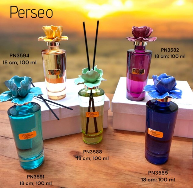 Pienne - Profumatore bottiglia mela con fiore 100 ml