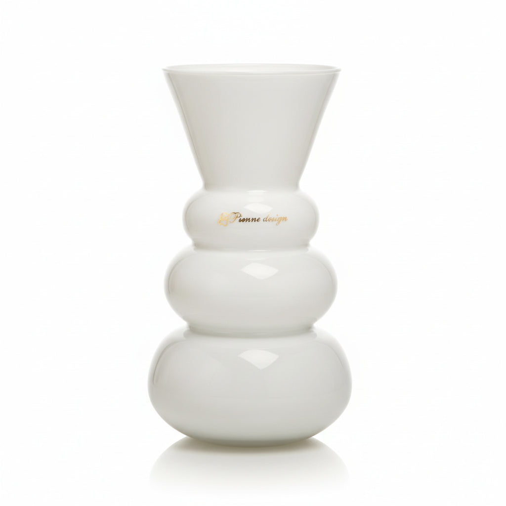 Pienne - Vaso Victor bianco h26