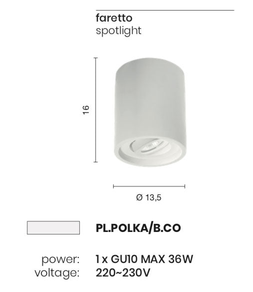 ONDALUCE- Polka faretto