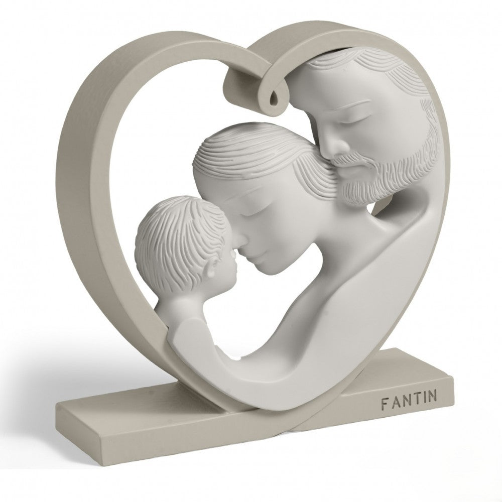 Fantin - Sacra famiglia nel cuore base tortora