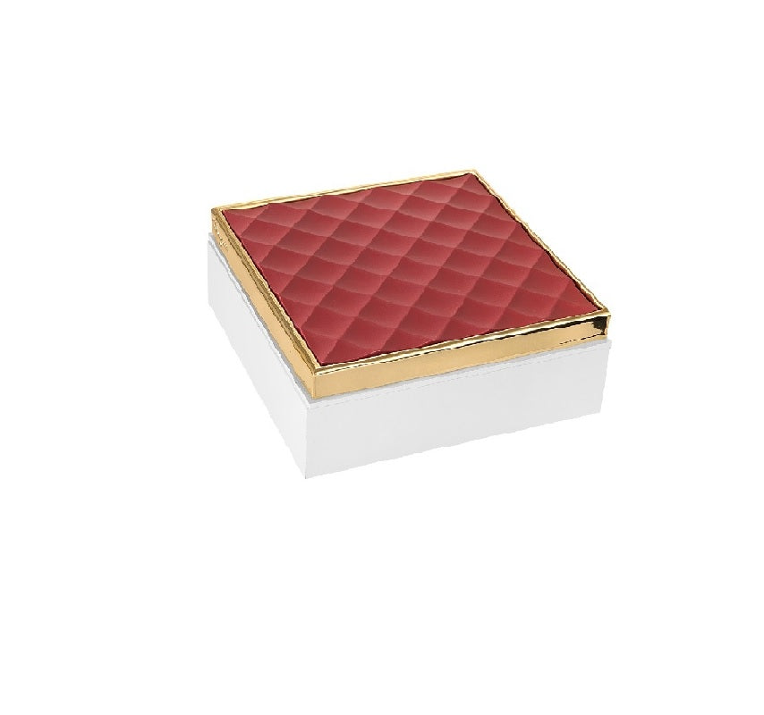 Bongelli – Cofanetto Porta Gioie rosso 17x17cm