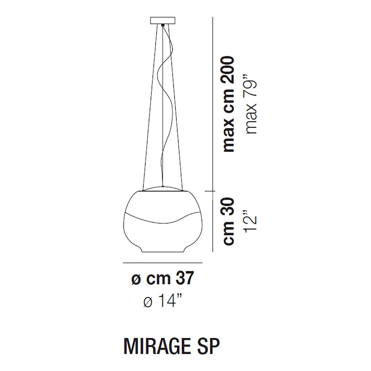 Vistosi - Mirage sospensione