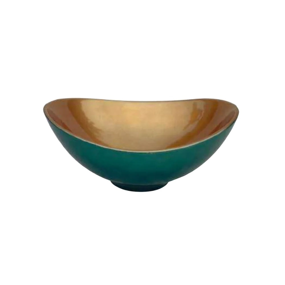 Ambienti Glamour- Centrotavola oro verde