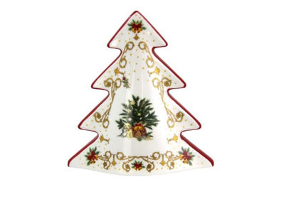 Royal Family -  Albero di natale con decoro cagnolino H21cm