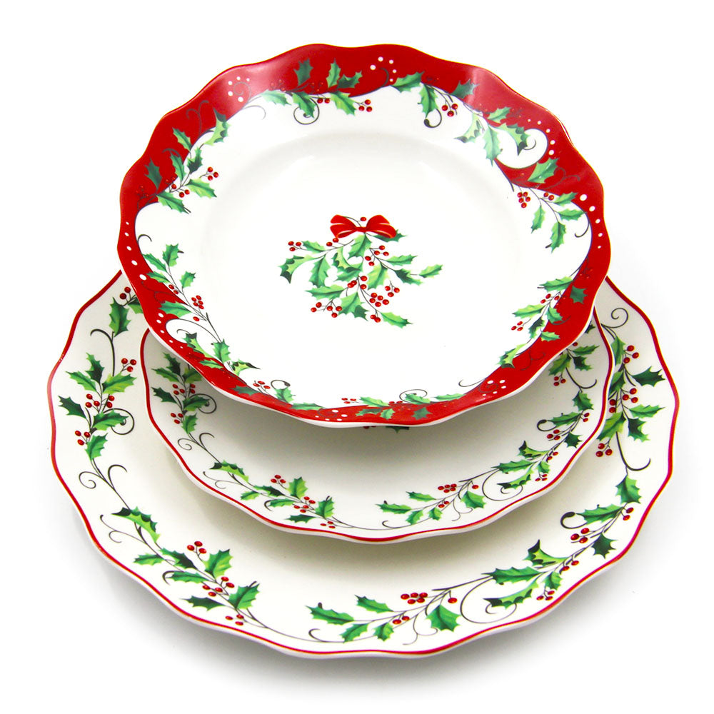 Royal Family - servizio di piatti Natale 18 pezzi porcellana