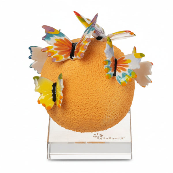 Gli Alberelli- Sfera prato con farfalla 7x7