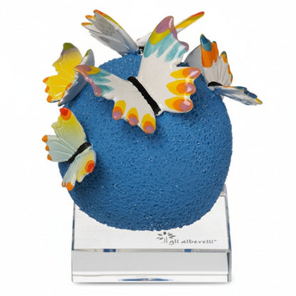 Gli Alberelli- Sfera prato con farfalla 7x7