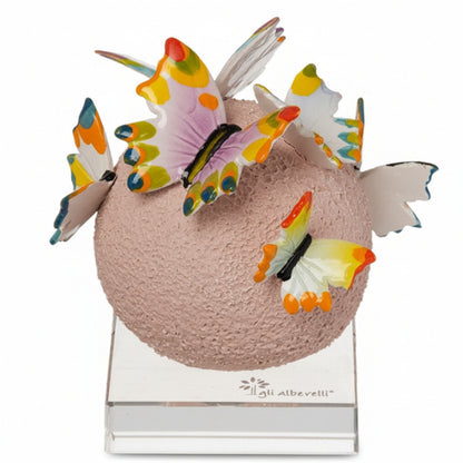 Gli Alberelli- Sfera prato con farfalla 7x7