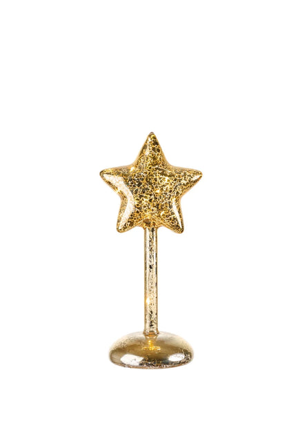 L'Oca Nera - Stella xmas oro led