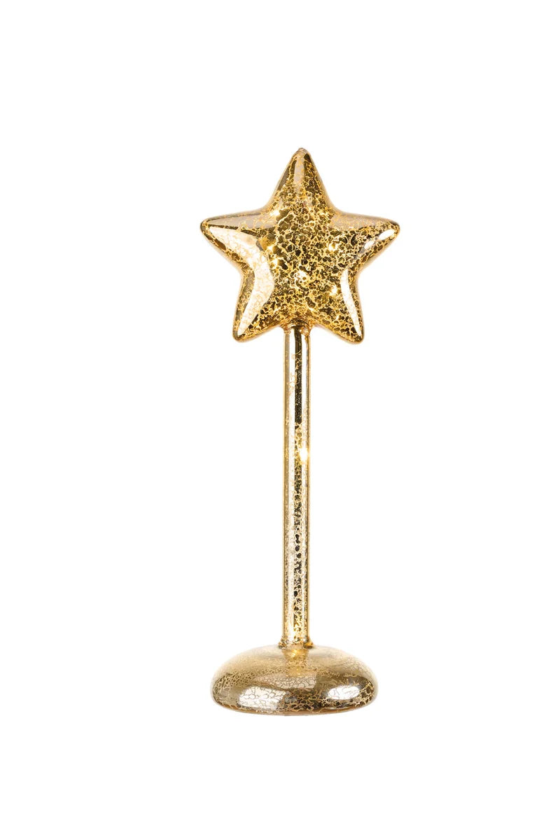 L'Oca Nera - Stella xmas oro led