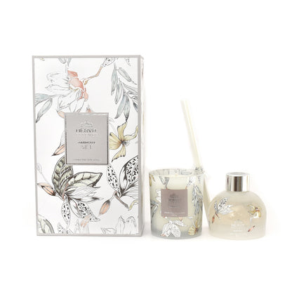 Hervit-SET PROFUMA AMBIENTE + CANDELA HARMONY