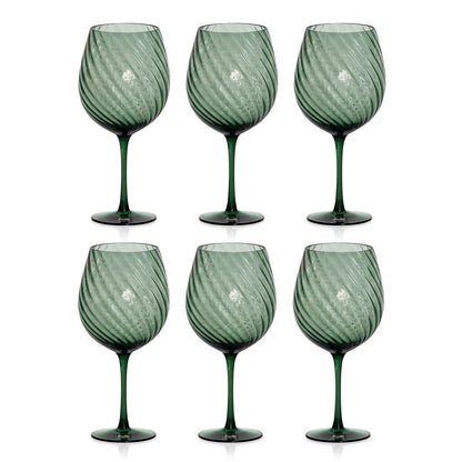 Fade - Set 6 calici braies verde 500 ml