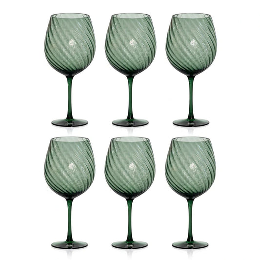 Fade - Set 6 calici braies verde 500 ml