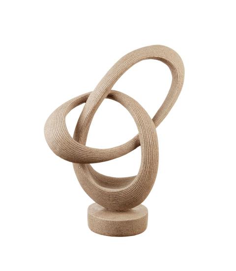 L’Oca Nera - scultura nodo astratta