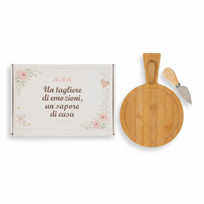 Le Stelle -  Tagliere legno gusto e cuore
