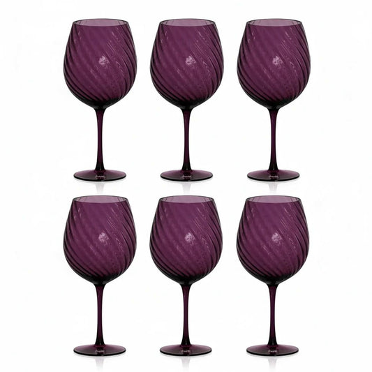 Fade - Set 6 calici braies porpora 500 ml