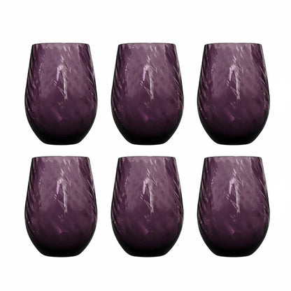 Fade - Set 6 bicchieri braies porpora 550 ml