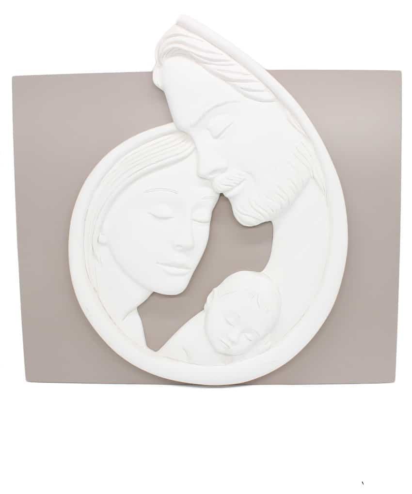 Fantin - Sacra famiglia bianca base tortora