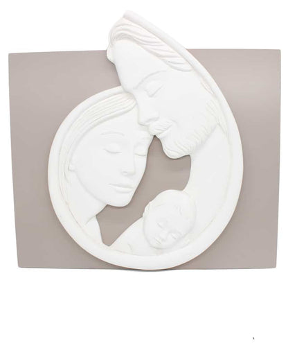 Fantin - Sacra famiglia bianca base tortora