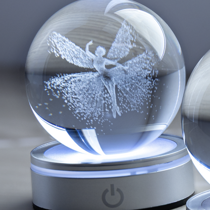 Hervit - Sfera crystal planet Ballerina Ø10cm