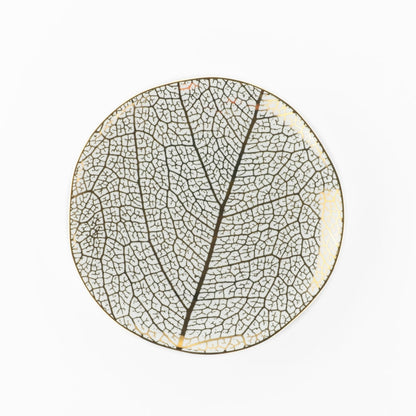 Weissestal - Onix White Leaf - 6 Piatti frutta 20,5 cm in porcellana