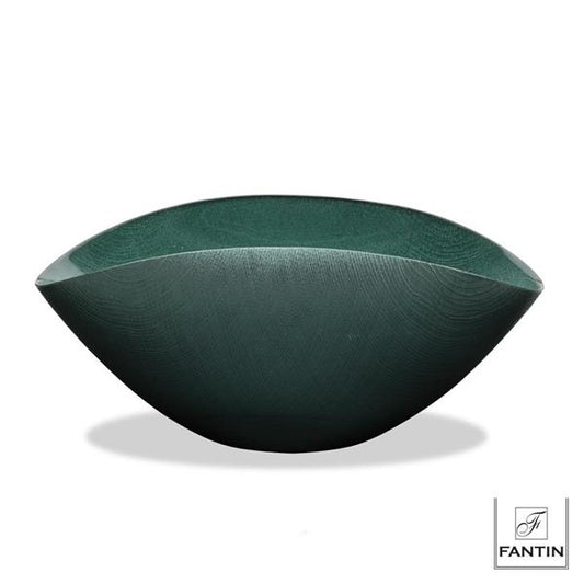 Fantin - Ciotola vetro verde 28x14