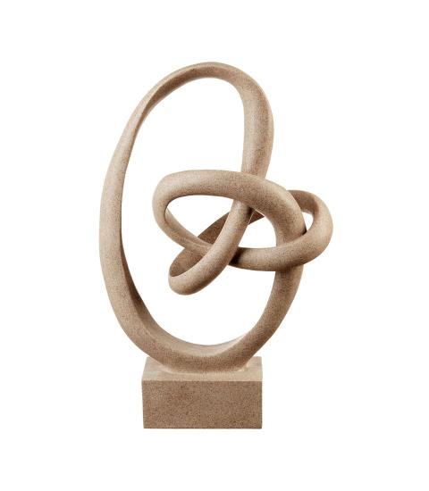 L’Oca Nera - scultura intreccio astratta