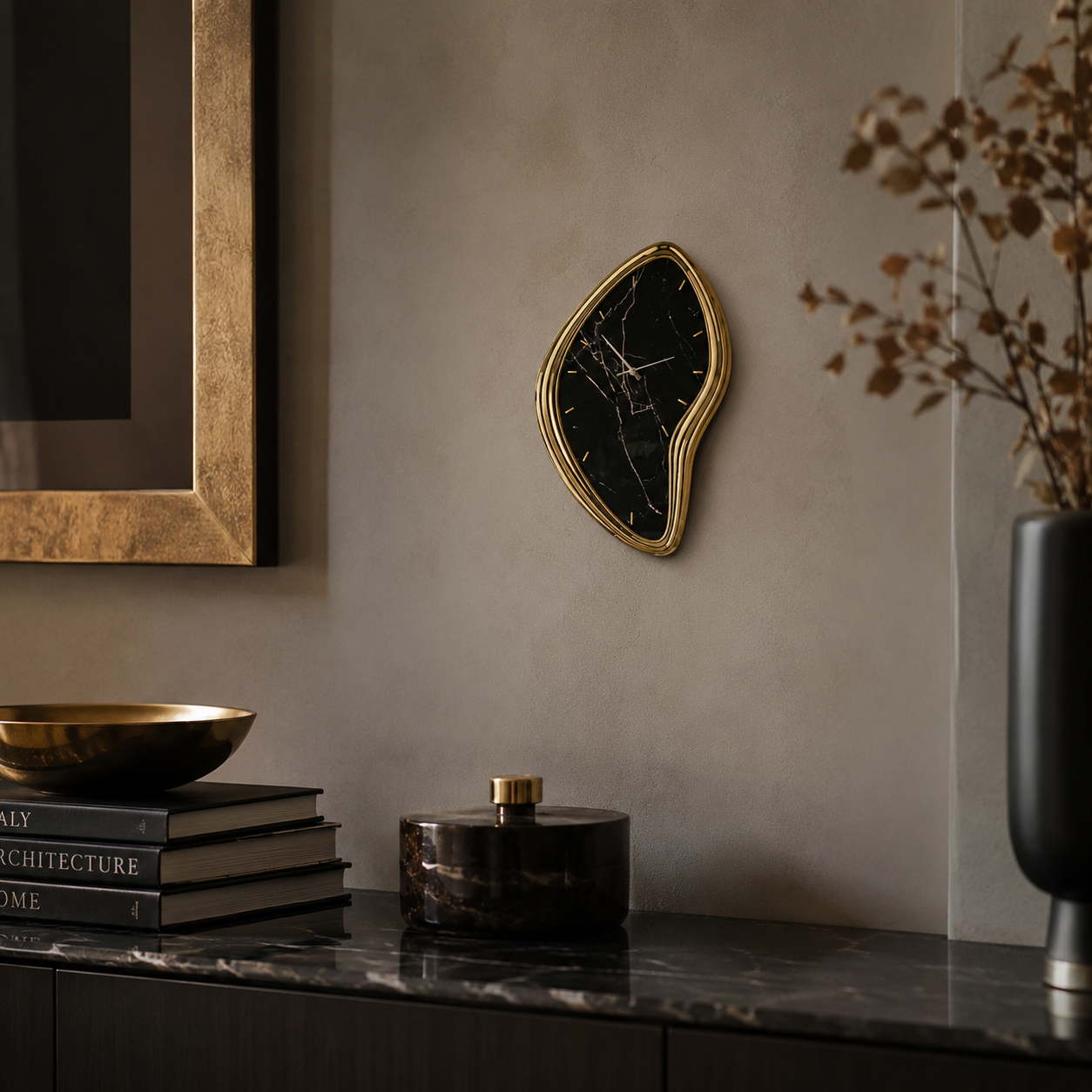 Bongelli - Orologio sagomato oro/nero