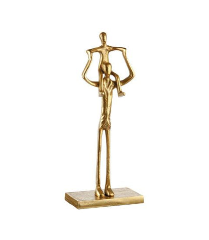 L'Oca Nera - Scultura padre figlio