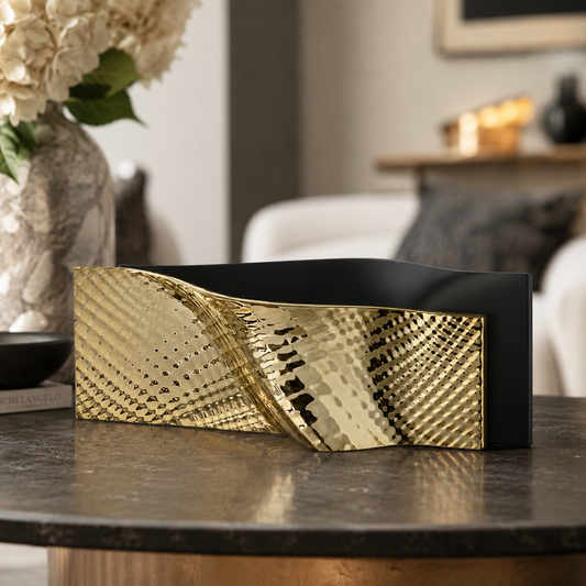Bongelli - Centrotavola ophis nero/oro