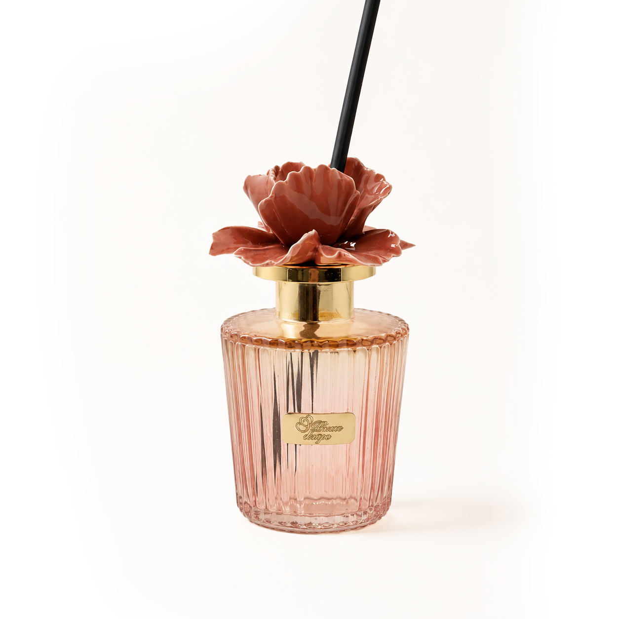 Pienne - Profumatore arancio con fiore