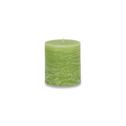 Henriette - candela verde cilindrica