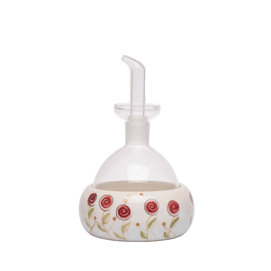 Cuorematto - Oliera bocciolo vetro e ceramica