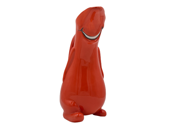 Galbiati - Decanter arancio con faccine