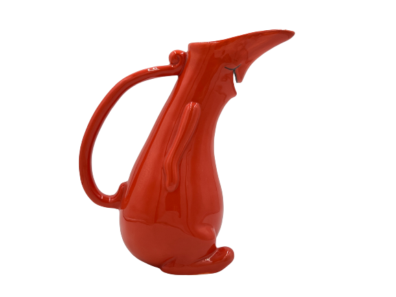 Galbiati - Decanter arancio con faccine