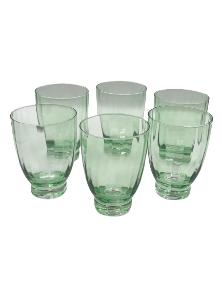 Royal Family - Set 6 bicchieri acqua verdi