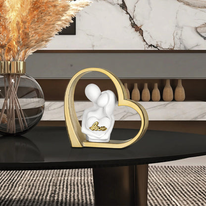 Bongelli - Coppia cuore love nocciola 24x25