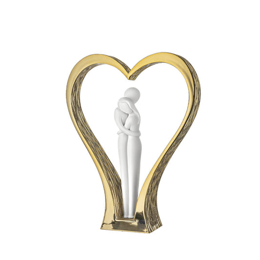 Bongelli - Coppia cuore alta oro h18