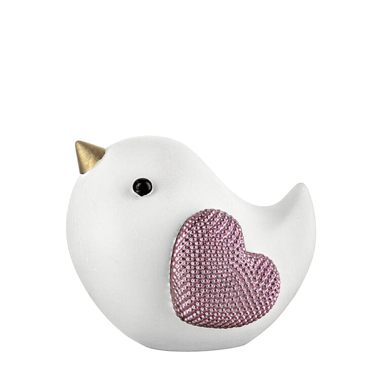 Bongelli - Uccellino bianco/rosa