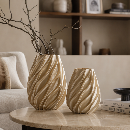 Melaverde - Vaso twist champagne