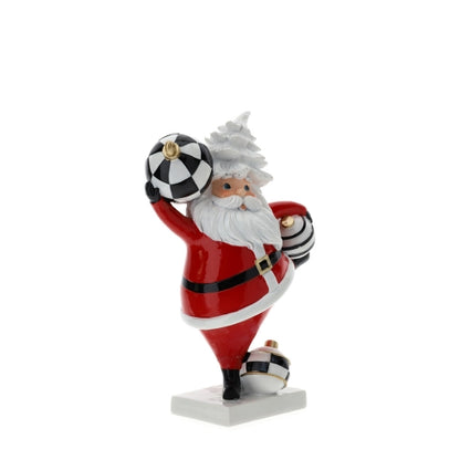 Hervit – Babbo natale fancy rosso con sfera bianco/nero