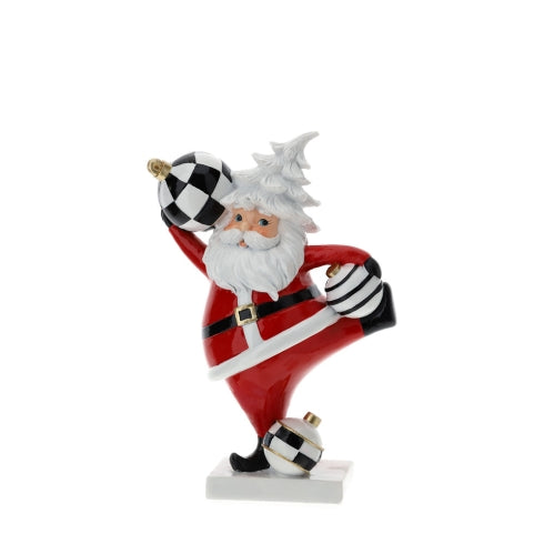 Hervit – Babbo natale fancy rosso con sfera bianco/nero