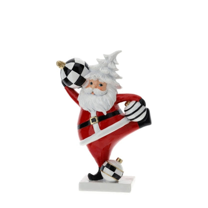 Hervit – Babbo natale fancy rosso con sfera bianco/nero