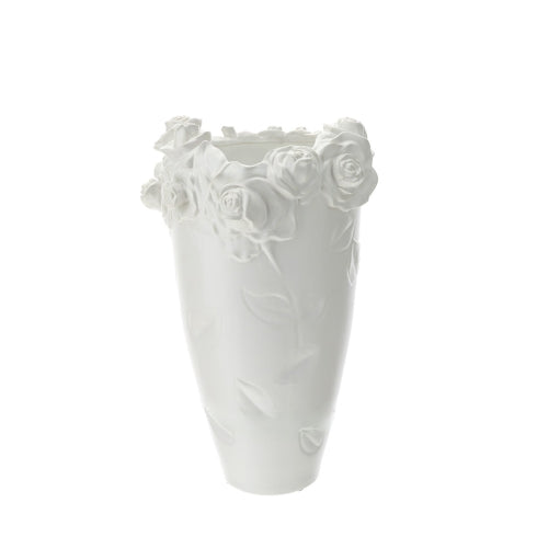 Hervit - VASO SCULTURA ROSE GRES DIA.24X37CM