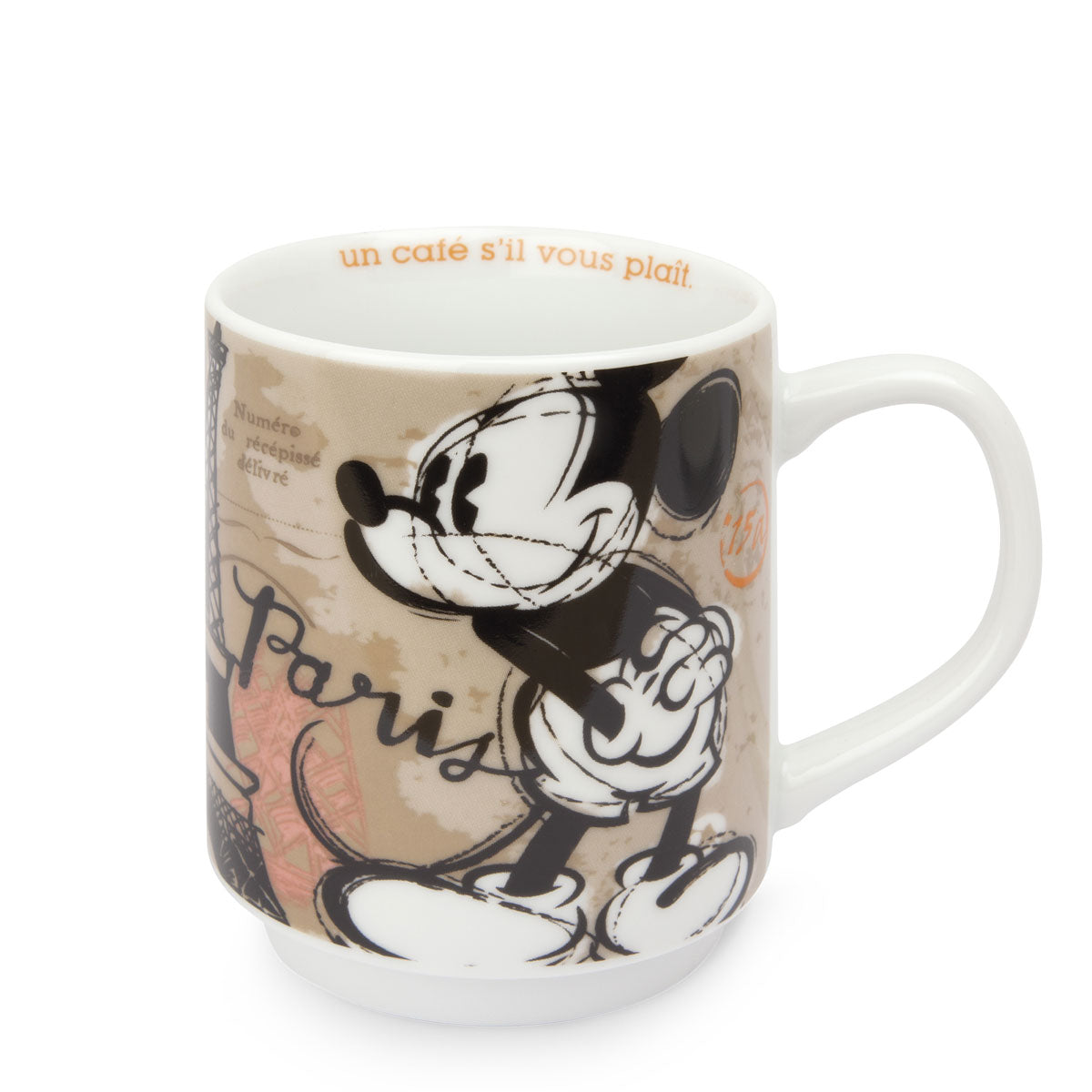 Egan - Set 2 Mug Impilabili Paris con Tovagliette