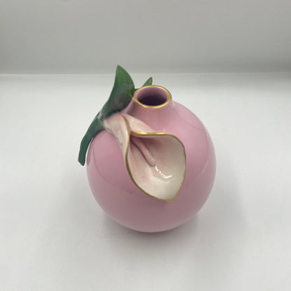 Dea Capodimonte - Vaso in ceramica con calla